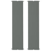 Outsunny 2 Pcs Pergola Replacement Canopy, UV Protection Pergola Shade Cover, Easy to Install, for 10 x 10ft Pergola, Dark Gray