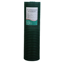 PawHut PVC Coated Steel Chicken Rabbit Mesh Fencing Wire Garden Galvanized Fence Border