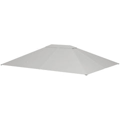 Outsunny 10' x 13' Gazebo Canopy Replacement Roof for 84C-116, Light Gray