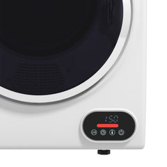 HOMCOM 1.5 cu.ft Portable Compact Clothes Laundry Dryer with Intelligent Drying for Apartments Dorms RVs, 850W, White