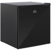 HOMCOM Mini Freezer Countertop, 1.1 Cu.Ft Compact Upright Freezer with Removable Shelves, Reversible Door for Home, Dorm, Apartment and Office, Black