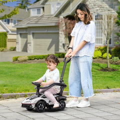 Aosom Toddler Push Car, Lamborghini Stroller Walking Car Age for 1-3, White