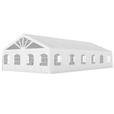 Outsunny Heavy Duty Party Tent, 19.5' x 39' Large Sun Shade Canopy Tent for Parties, Wedding, Events, BBQ Grill, White