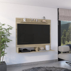 Beijing Floating Entertainment Center, One Superior Shelf, Two Shelves, Space For The TV´s up 55" -Light Pine
