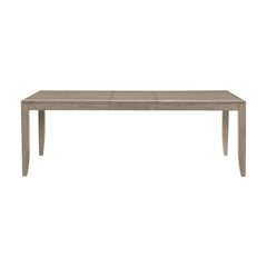 Modern Contemporary Dining Set 9pc Extendable Table with 2 Armchairs 6 Side Chairs Gray Finish Wooden Furniture