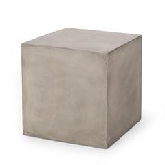 Outdoor MGO Side Table ,Light Grey