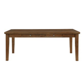 Cherry Finish Traditional Style Dining Table with 6x Drawers Wooden Dining Room Furniture