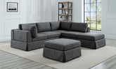 6 - Piece Upholstered Sectional