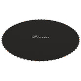 Soozier Trampoline Replacement Mat, Fits 12' Trampoline w/ 72 V-Hooks & 5.5" Springs (Spring & Frame not Included), Black