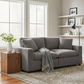 Chelsea Modular 2-Piece Sofa - Charcoal