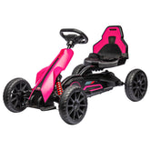 Aosom 12V Electric Go Kart for Kids w/ Adjustable Speed, Pink