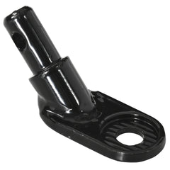 Aosom BikeTrailer Hitch, Steel Type 'B' Bicycle Trailer, Powder Coating, Durable and Sturdy, Cargo Hitch Coupler, for Cargo, Child and Pet Trailers, Black