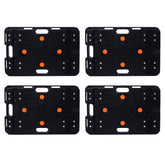 4Pcs Moving Dolly, Heavy Duty Furniture Rolling Mover, Interlocking Moving Dolly with 4 Wheels for Couch Boxes Heavy Items, 23.6 x 15.7 inch 330 Lbs Capacity Each Count