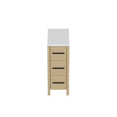 12" Bathroom Vanity Cabinet,Freestangding storage Vanity Cabinet with Countertop