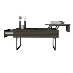 Beyond Lift Top Coffee, Two Legs, One Drawer -Espresso / Onyx