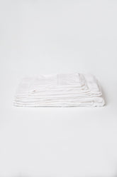 Omne Sleep 4-Piece White Brushed Microfiber Short Queen Hypoallergenic Sheet Set