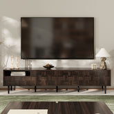 78 " Mid Century Modern TV Stand for 65+ Inch TVs, TV Console with Storage Cabinets for Living Room, Entertainment Center Storage