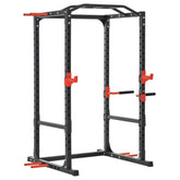 Soozier Power Tower Pull Up Bar Squat Rack Power Cage At Home Workout Equipment,Upper Body Strength Training Equipment