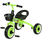 Qaba Tricycle for Kids Age 2-5, Toddler Bike for Children, Green