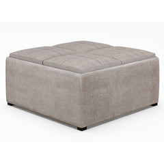 Avalon Square Coffee Table Storage Ottoman
