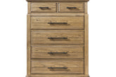 6-Drawer Chest - Caramel Finish