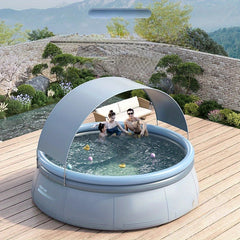 141.73in*29.92in outdoor inflatable swimming pool