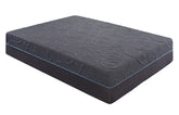 14-inch Eastern King Size Bed Mattress Gel-Infused Memory Foam Hybrid Mattress, Dark Gray, Mattress in a Box, Medium Firm Comfort