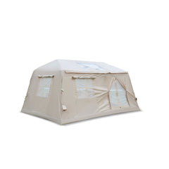 11 m ² Inflatable Tents for Camping, Blow Up Tent with Hand Pump, Easy Setup InflatableTent 4 Season Tent, Waterproof Oxford Air Glamping Tents for Camping Adult 4/6/8 Person