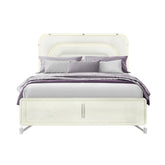 Nora Beige King Bed With LED