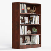 4 Shelf boockase Display Bookcase Freestanding Wooden Bookshelves for Home Office Living Room,48 Inch Height