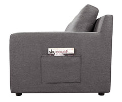Walfredo 145.5"W Gray Linen 7-Seater U-Shape Sectional Sofa Chaise with Pocket