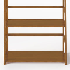 Acadian - Ladder Shelf Bookcase - Light Golden Brown