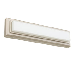 18-Inches Brushed Nickel Integrated LED Bathroom Vanity Light Bar