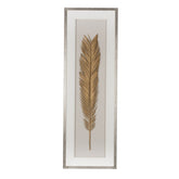 16" x 47" Gold Leaf Framed Wall Art, Wall Decor for Living Room Dining Room Office Bedroom