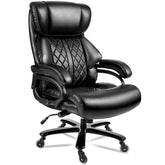 500lbs Big and Tall Office Chair for Heavy People Executive Office Chair with Wide Spring Seat Computer Desk Chair 360 Swivel Home Office Desk Chair