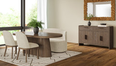 Cocoa and Ivory Banquette