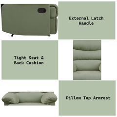 Arcadia Sage Microfiber Motion Recliner