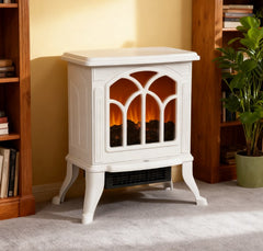 Freestanding Fireplace Stove,Electric Fireplace Heater with Realistic Logs and Flame Effect