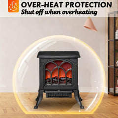 Electric Fireplace Heater, Freestanding Fireplace Stove