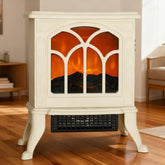 Cozy Electric Fireplace Stove – Realistic Flame, Vintage Design for Warm & Stylish Living Spaces