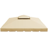 Outsunny Model 84C-051 or 84C-269 10' x 10' Gazebo Replacement Canopy, Beige