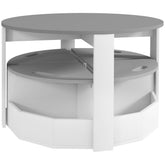 Qaba 5 Piece Kids Table and Chairs Set with Storage for Art, Craft, Drawing, Playroom, Classroom, Nursery, Gray