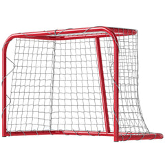 Soozier 35" x 18" Street Hockey Goal, Easy Setup Hockey Net with Metal Frame, Lightweight & Portable