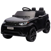 Qaba 12V Electric Car for Kids, Licensed Land Rover Ride on Car with Parent Remote, Soft Start, 4 Wheel Suspension, Black