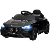 Qaba 12V Electric Car for Kids Licensed Mercedes AMG CLE 53 with Remote, Suspension, Lights, Music for 37-72 Months, Black