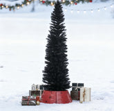 Pencil Christmas Tree with Sturdy Base, Perfect for Modern Holiday Decor