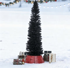 Pencil Christmas Tree with Sturdy Base, Perfect for Modern Holiday Decor