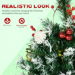 Artificial Christmas Tree,Festive Outdoor Christmas Porch Decor Set,for Front Door Charm