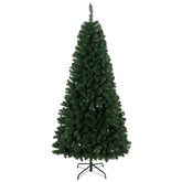 HOMCOM 7.5 ft Artificial Christmas Tree, Norway Spruce Tree, Hinged Xmas Tree with Metal Stand