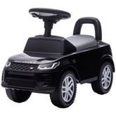 Qaba Land Rover Licensed Ride On Car for Kids, Toddler Baby Push Car with Under Seat Storage, for 18-36 Months, Black